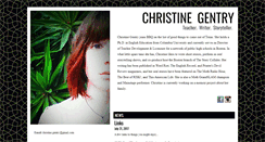 Desktop Screenshot of christinegentry.net