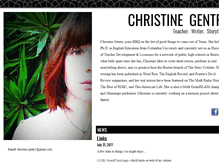 Tablet Screenshot of christinegentry.net